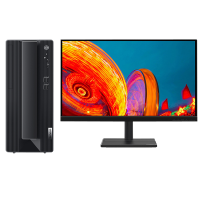 联想(Lenovo) neo P600 英特尔酷睿i7 商用设计师游戏台式电脑整机 (i7-12700 16G 512G GTX1660SP 6G独显)27英寸显示器