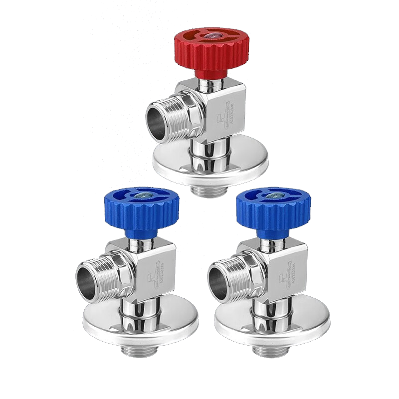 潜水艇球阀全开角阀燃气热水器全铜球芯大流量冷热三角阀球形开关水阀