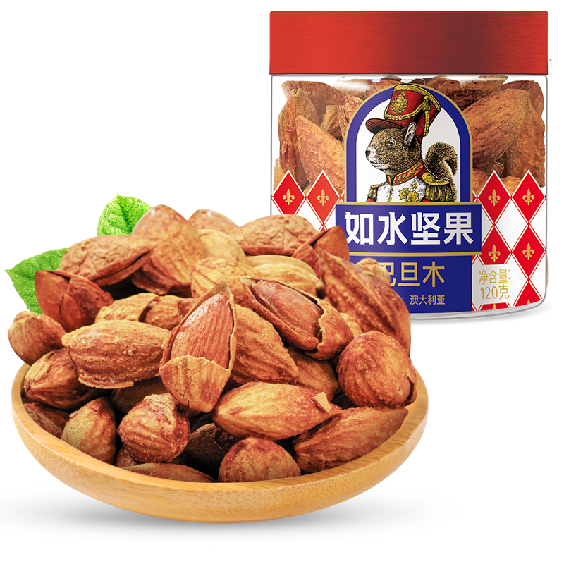 如水 巴旦木 120g 炒货特产小吃追剧办公室休闲零食
