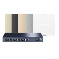 普联 TP-LINK AX3000千兆全屋wifi6覆盖套装 四室二厅组网5只XAP3000GI面板AP(颜色备注)+9口低功率主机 86型5g双频无线易展企业级家用酒店别墅路由器