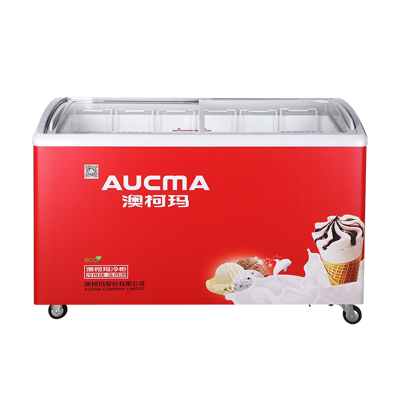 澳柯玛(AUCMA) 展示柜 SD-416 416升-26℃度商用大容量大型保鲜冷柜