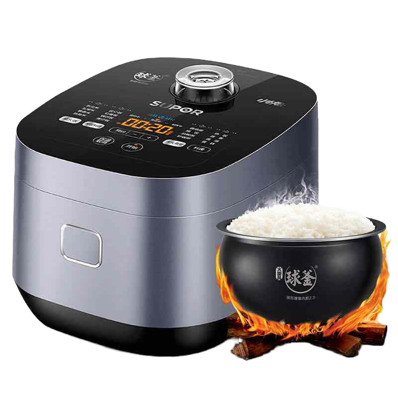 苏泊尔(SUPOR)电饭煲 5L/升小快电饭锅多功能家用智能电饭煲3-8人22分钟柴火饭底盘加热SF50FC661