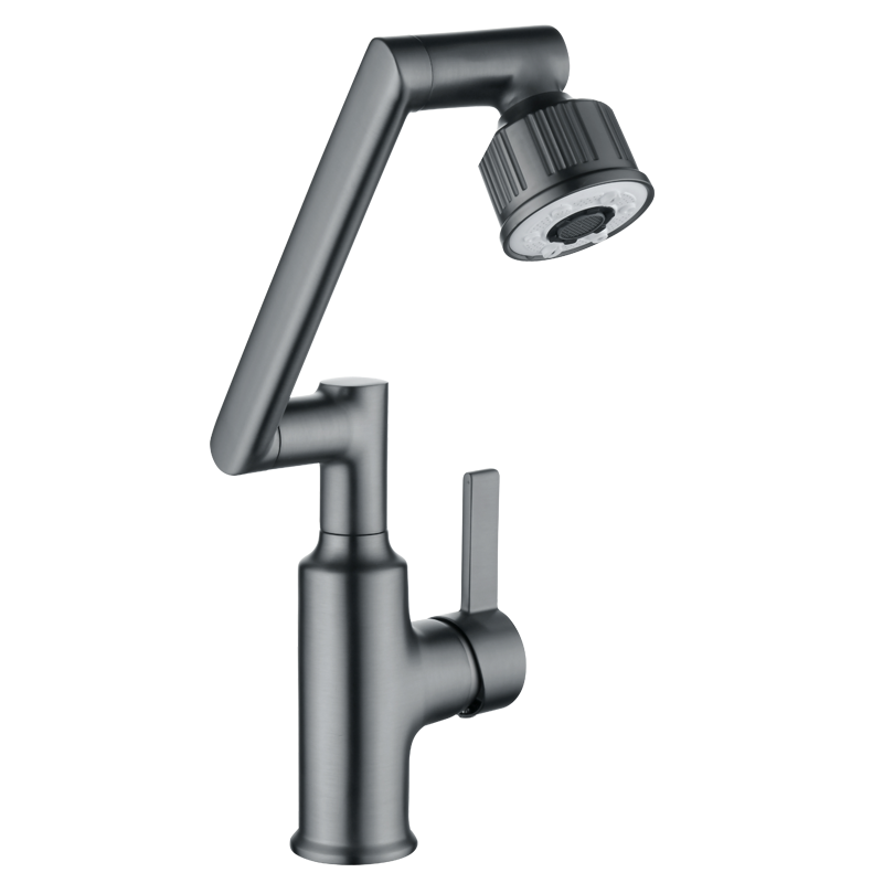 SEREN HOME赛恩卫浴厨房卫生间水龙头机械臂万向旋转招财猫冷热水龙头浴室柜龙头洗手盆龙龙头