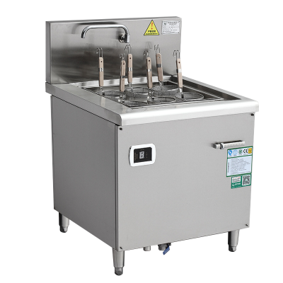 意黛斯 YDS-12ZM6商用多功能煮面炉 云吞米线米粉自动关东煮麻辣烫烫面汤粉炉 6眼六孔不锈钢电热煮面机立式12KW