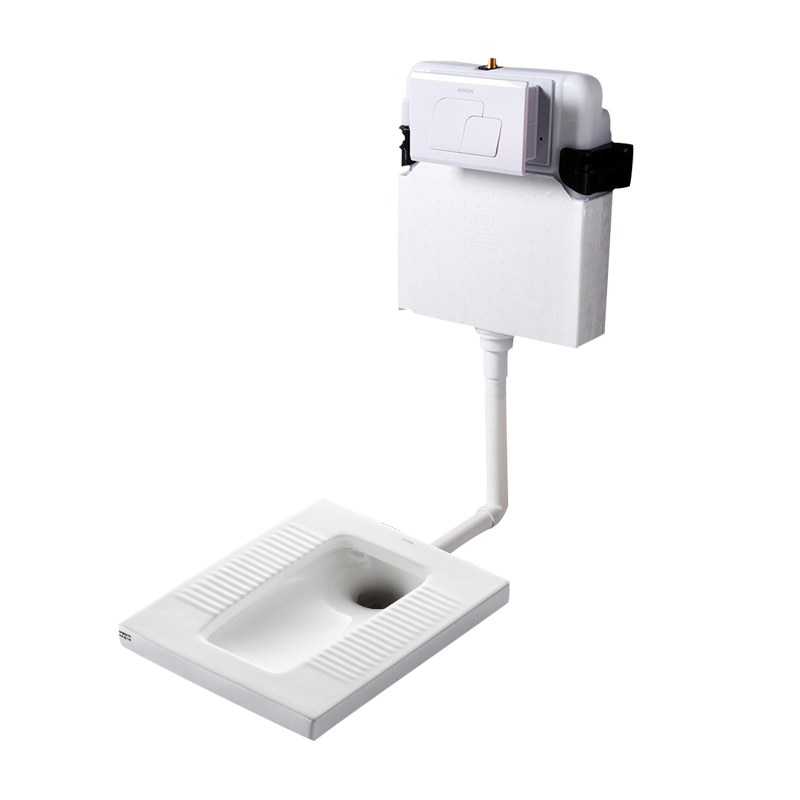 箭牌隐藏式水箱嵌入式蹲坑便池暗藏隐形蹲便器大便器入墙式冲水箱