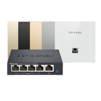 TP-LINK wifi6全屋覆盖AX3000双频千兆无线AP面板86型墙壁式套装 二室一厅组网方案 3只XAP3002GI-PoE薄款+5口千兆一体化路由器 智能家居大户型家庭用