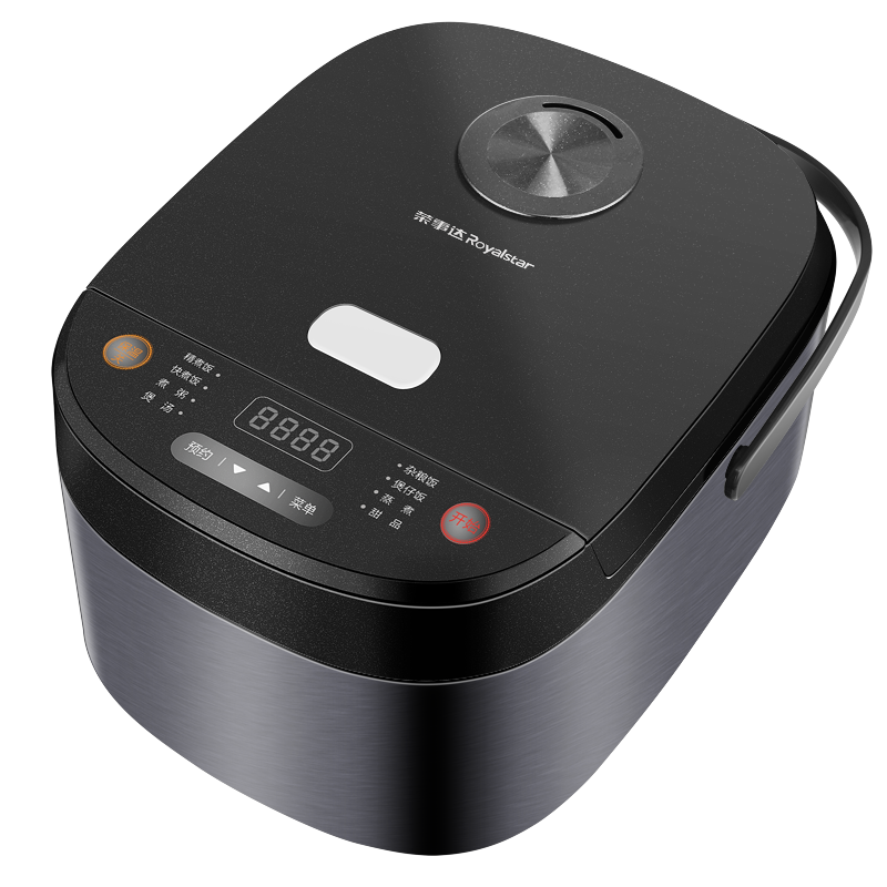 荣事达Royalstar电饭煲触摸操控家用5L大容量球釜内胆金属机身大火力米饭锅智能预约电饭锅RFB-M508L