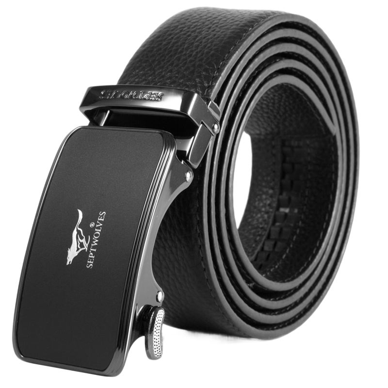 皮带男士真牛皮自动扣加宽版裤腰带高档头层牛皮时尚商务男式腰带