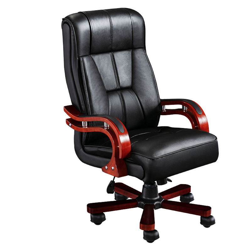 岳滩会议椅现代椅子皮面靠背椅老板椅