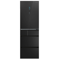 松下冰箱 NR-JE43WXB-H 435升 家用多门冰箱 无霜变频 超薄 冰箱法式纳诺怡除菌电冰箱 自动制冰