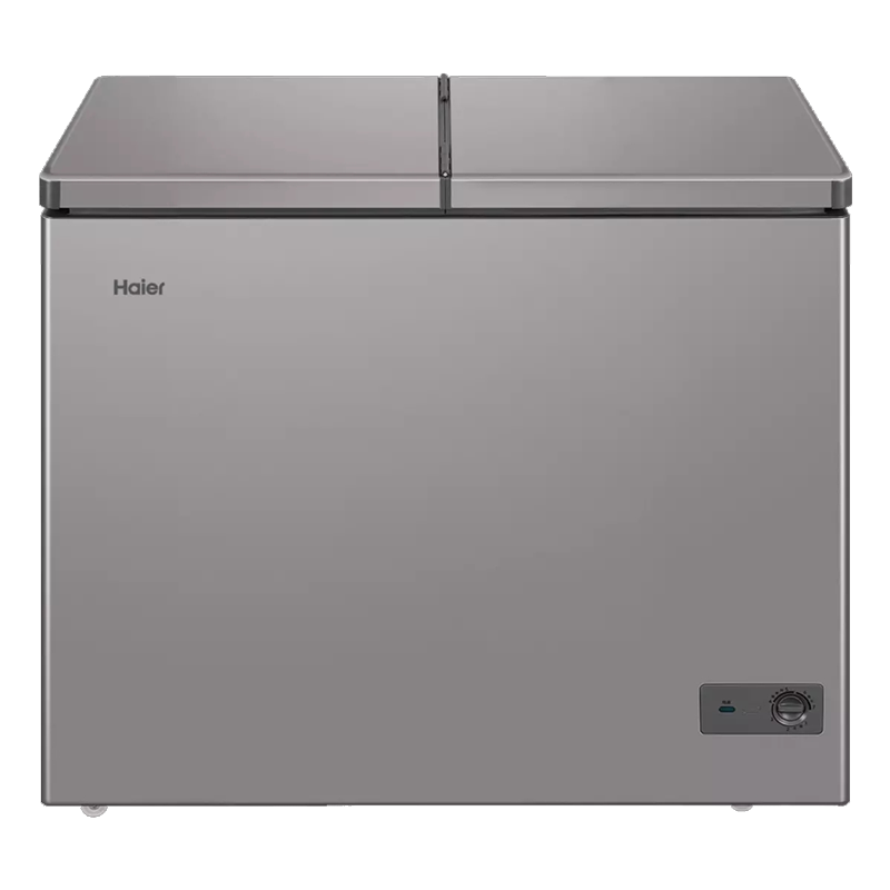 海尔(Haier)冷柜无霜家用双箱双温区两用冷藏冷冻柜卧式柜商用冰柜 241升双门双温区FCD-241LHSC