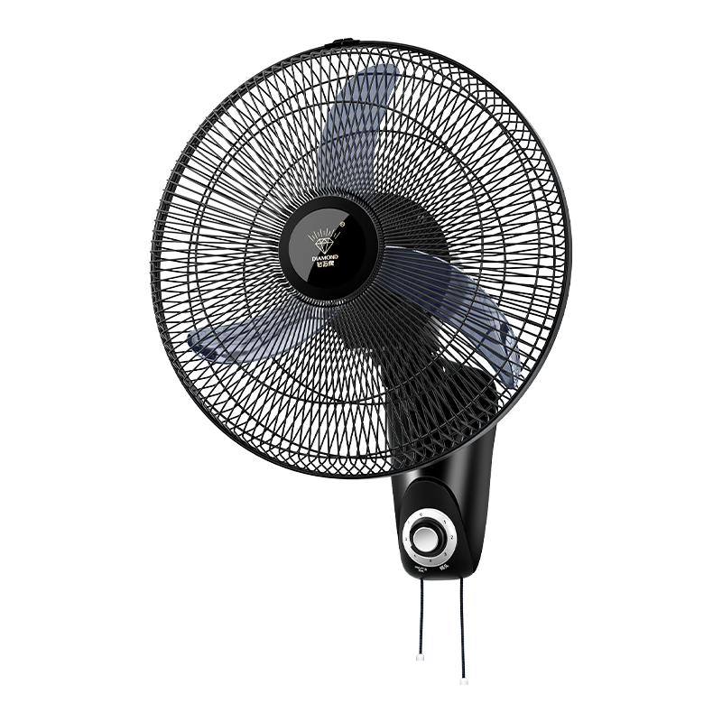 钻石牌(DIAMOND) 挂风扇电风扇家用客厅墙壁摇头挂扇挂式工业大力电风扇宿舍餐厅FB-45-2牛角叶机械(18寸)