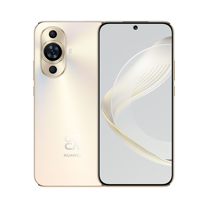 华为/HUAWEI nova 11 256GB 晨曦金 6.88毫米超薄臻彩直屏 前置6000万4K超广角人像 超可靠昆仑玻璃 移动联通电信全网通手机(含66W快充套装)