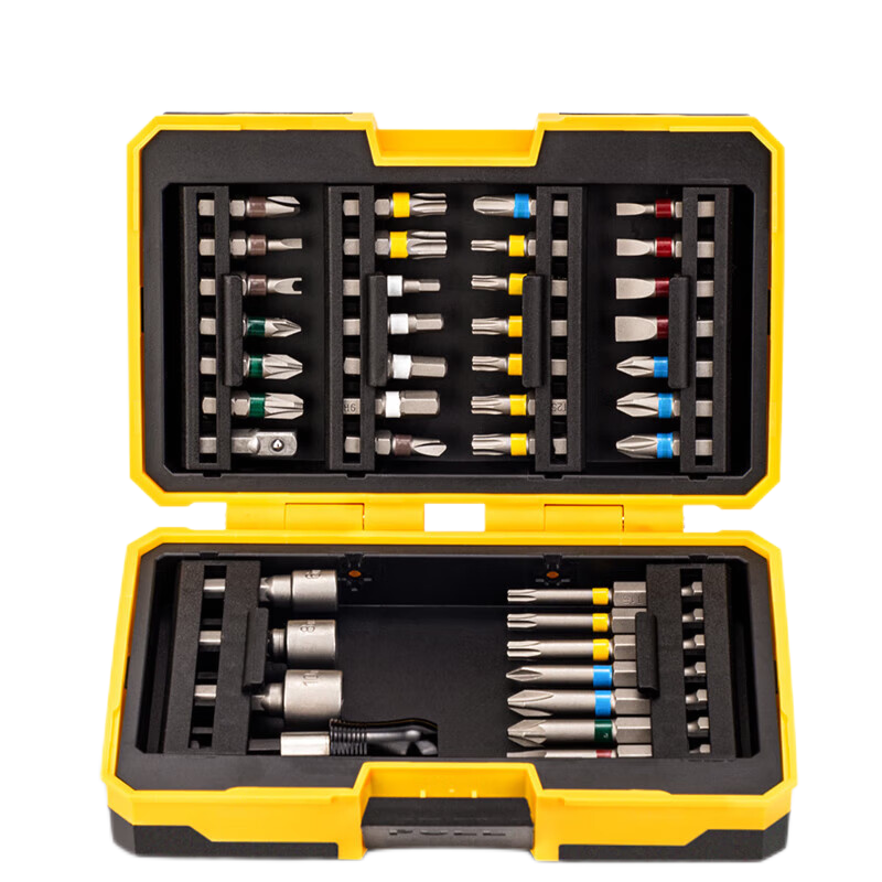 得力(deli)DL250039彩虹螺丝批头套装39件 多功能配件连接杆可配电钻 无手柄1套