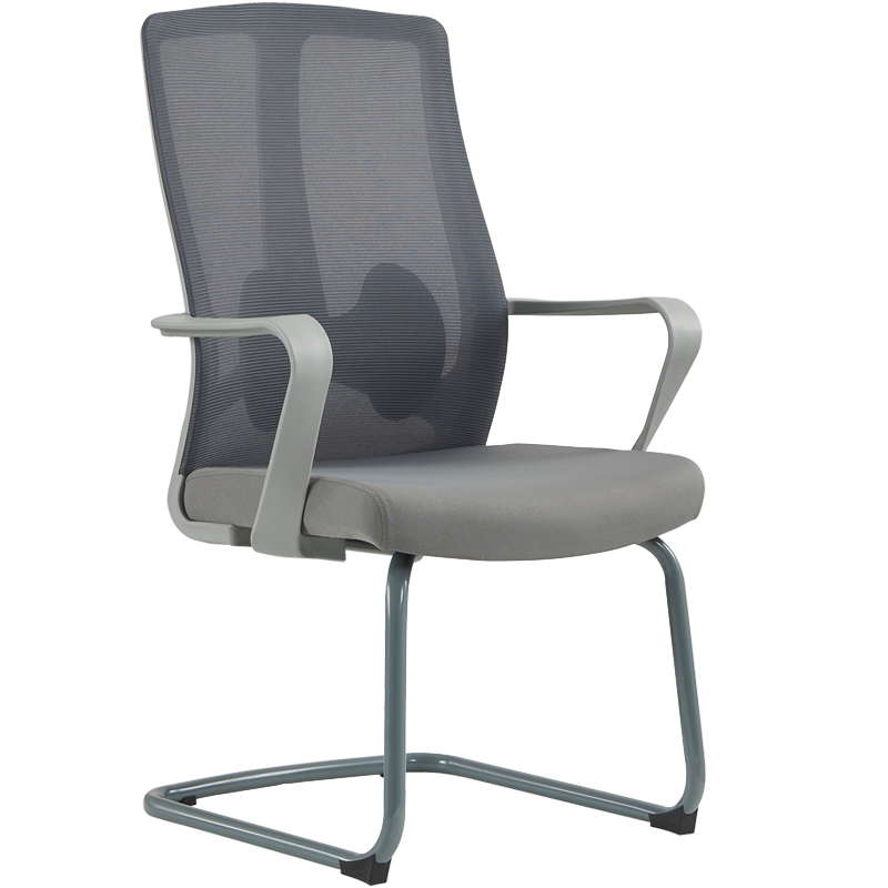 震海D993-2会议椅弓形椅办公椅电脑椅网布椅洽谈椅靠背椅