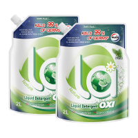 la有氧洗威露士抗菌洁净家用袋装洗衣液2L机洗手洗消毒除菌除螨