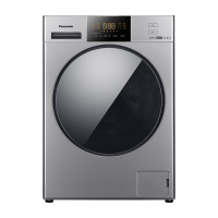 松下(Panasonic)全自动滚筒洗衣机10公斤 X钻型内筒 变频轻音电机 1.1洗净XQG100-N11C/NVAC