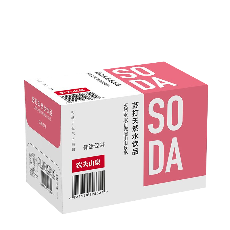 农夫山泉 苏打天然水 白桃风味410mL*15瓶