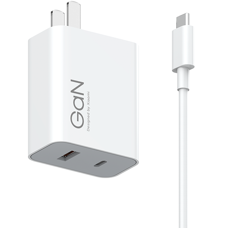 小米67W GaN双口充电器套装1A1C原装氮化镓QC PD协议适用于安卓苹果iPhone小米手机支持UFCS1.0