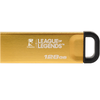 金士顿128GB英雄联盟虚空之女卡莎限量联名版 USB3.2 Gen 1 U盘 DTKN金属外壳读速200MB/s