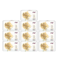 怡丽敏感肌天然洁菌棉柔丝薄290mm5片10包50片日夜用护翼姨妈巾