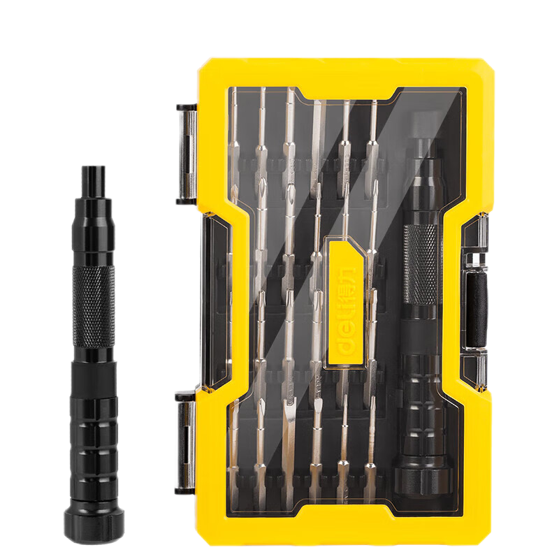 得力(deli)DL240025L精密螺丝批25件套 手机维修螺丝刀起子套装1套