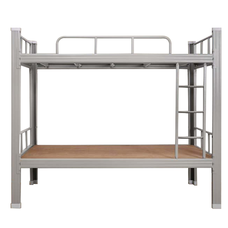 凤凰泾铁架床钢木床宿舍床灰色加厚型2000X1200含床板