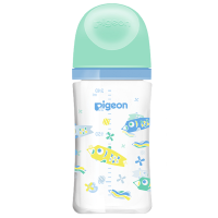 贝亲(Pigeon)自然实感第3代 玻璃彩绘奶瓶 240ml-鲤鱼旗AA212 L号 6个月以上