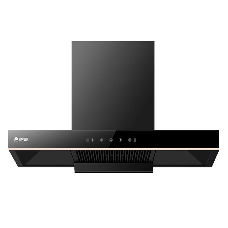 志高(CHIGO) F810 欧式 顶吸式抽油烟机 家用大吸力自动清洗智能触控T型脱排烟雾报警吸油烟机