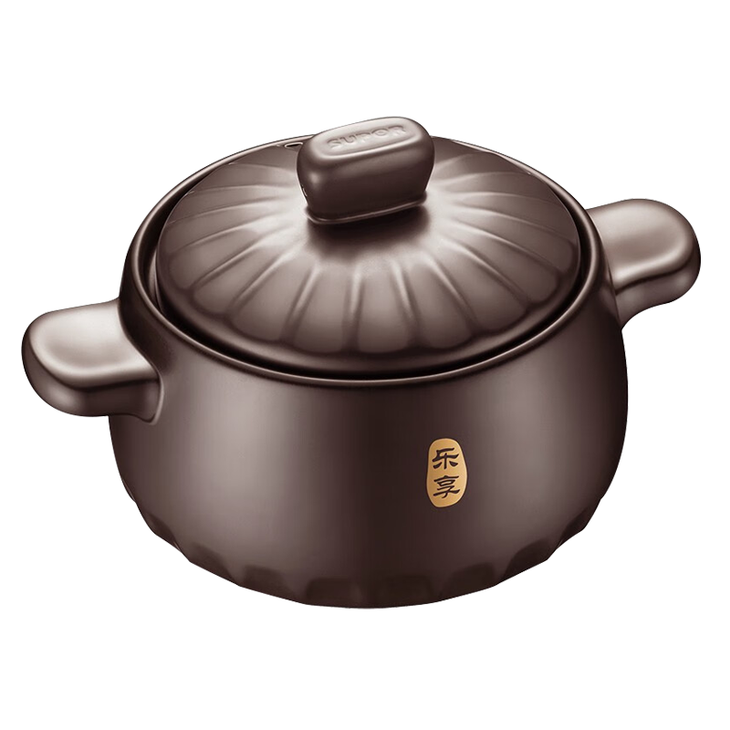苏泊尔(SUPOR) 砂锅陶瓷煲新陶养生煲炖锅家用煲汤熬药焖烧明火专用3.5L TB35A1