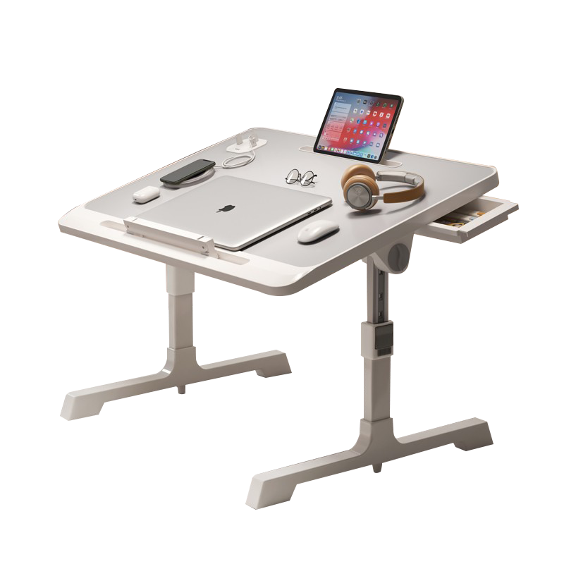 恒享家床上书桌可升降折叠电脑学生学习写字宿舍懒人简易家用飘窗小桌子YGXA622
