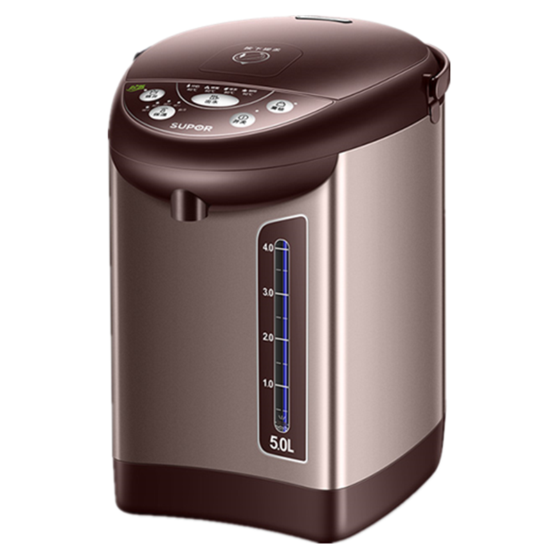 苏泊尔(SUPOR) 电热水瓶SW-50J70B智能家用保温一体大容量恒温 304不锈钢健康材质5L大容量可拆上盖易清洗