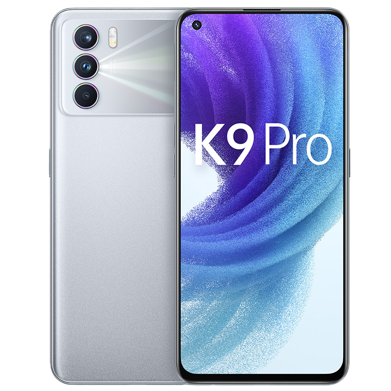 [全国联保]OPPO K9 Pro 12GB+256GB 霓幻银海 天玑1200芯片 120Hz电竞屏 60W闪充 6400万高清三摄 手机