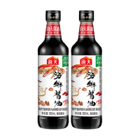 海天酱油 海鲜酱油500ml 一级酿造生抽 炒菜蒸鱼蒸肉点蘸凉拌调味品
