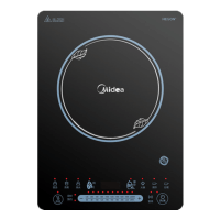 美的(Midea)电磁炉 CCL2203A 家用多功能电磁灶2200瓦大火力爆炒文武火4D防水微晶面板 定时预约十档火力