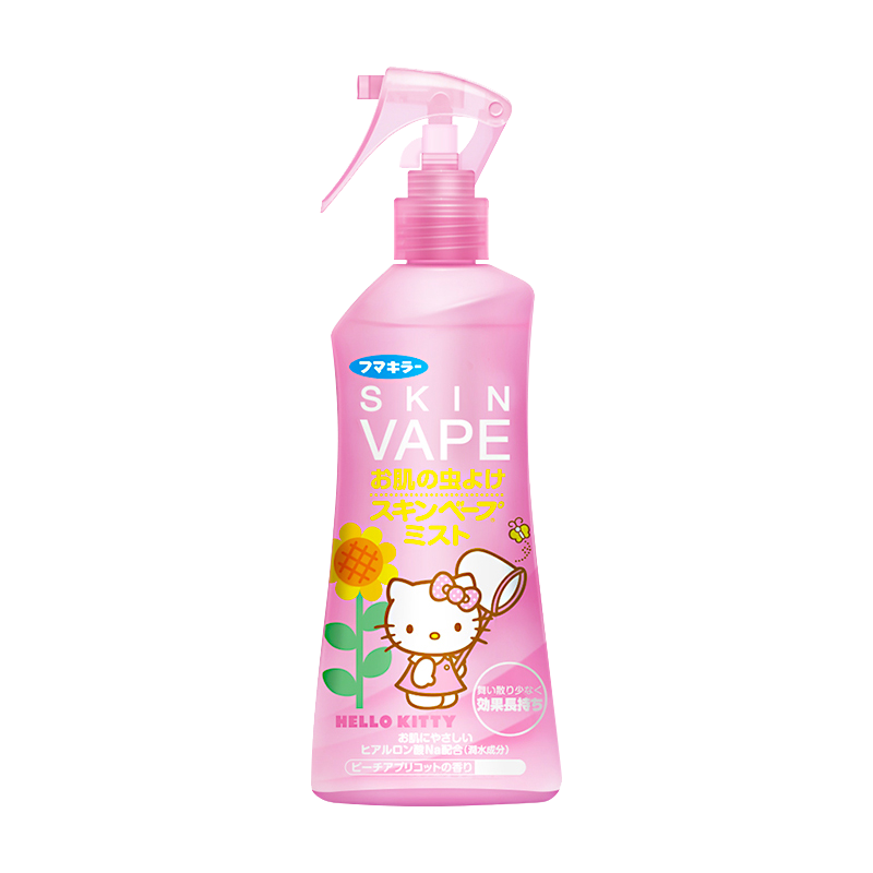日本未来vape驱蚊水喷雾户外防蚊儿童孕婴止痒花露水驱蚊液桃子味200ml