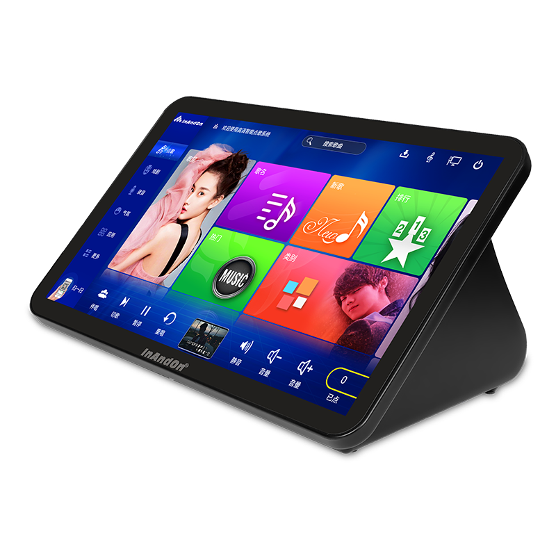 InAndOn音王新款五合一点歌机固态硬盘家庭KTV卡拉OK点歌台