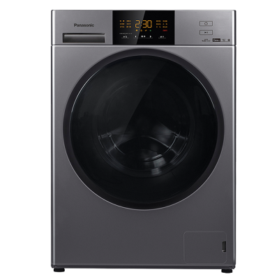 松下(Panasonic)XQG100-E10L 10公斤全自动智能滚筒洗衣机 全触控智慧屏 智能自检 泡沫净技术