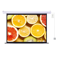 炎鸟60寸/72寸/84寸/100寸/120寸/150寸4:3电动幕布 白玻纤白塑办公家用教学会议室客厅卧室60寸4:3