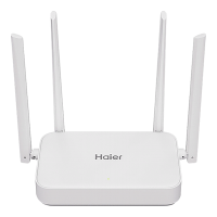 Haier/海尔家用双频千兆路由器5g高速无线wifi6移动宽带穿墙王全千兆端口 [新一代Wi-Fi6]千兆双频-黑色