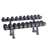 必动(BESSGYM) 健身房哑铃架商用健身综合训练器 RA10+彩标圆头(10副装)BG-RA10A