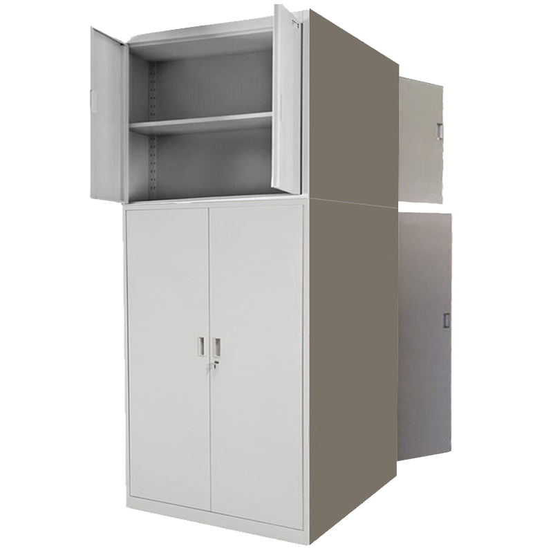 开元映象钢制双面文件柜资料柜档案柜KYD-8626办公储物存包多功能带锁双面对开门