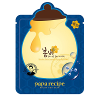 春雨(Papa recipe)蓝肽呵护屏障保湿面膜6片 焕亮熬夜肌 洋甘菊 韩国进口 男女通用