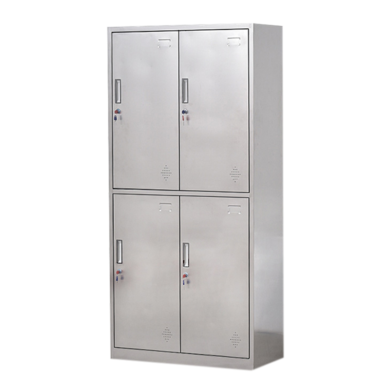 苏兴顺不锈钢员工储物柜文件柜存放柜子更衣柜存包柜四门更衣柜