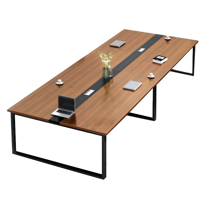 MINGWEISHUN铭威顺会议桌长桌工作桌洽谈桌4米会议桌[工厂现做 7天内发货]