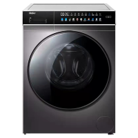 海尔(haier)洗衣机全自动家用10公斤直驱滚筒洗烘干一体EG100HBDC189SU1微蒸空气洗 摇篮柔洗 直驱电机