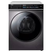 海尔(haier)洗衣机全自动家用10公斤直驱滚筒洗烘干一体EG100HBDC189SU1微蒸空气洗 摇篮柔洗 直驱电机