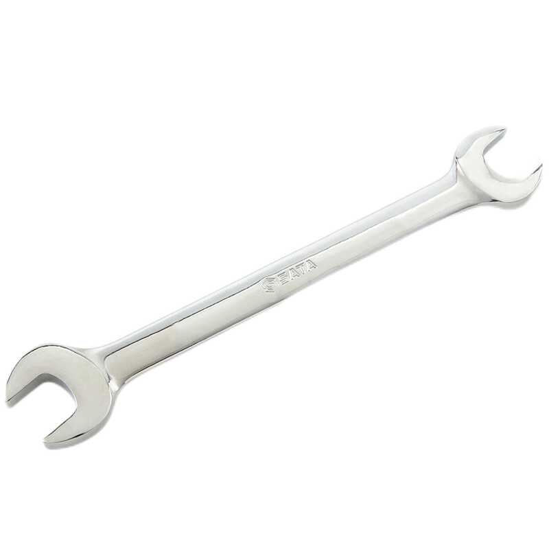 世达(SATA)41205 全抛光双开口扳手 12*14mm 2把