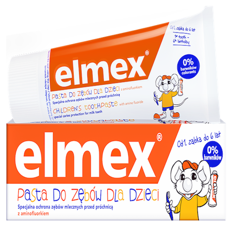 Elmex艾美适儿童牙膏0-6岁50ml双支装
