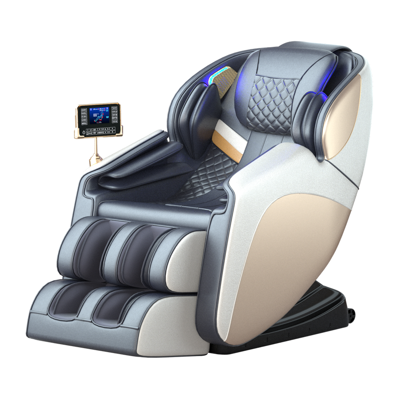 艾迦(AI-HOME)智能语音多功能腰背热敷AI-68按摩椅蓝牙音箱全自动多种自动程序深度零重力液晶显示屏豪华太空舱